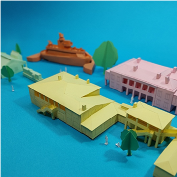 "Crafting Your Museums" Paper Model Series 