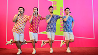 香港博物館節啟動派對上的歌唱表演。