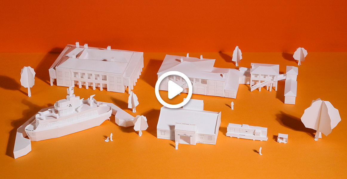 「折筑博物馆」纸模型系列
