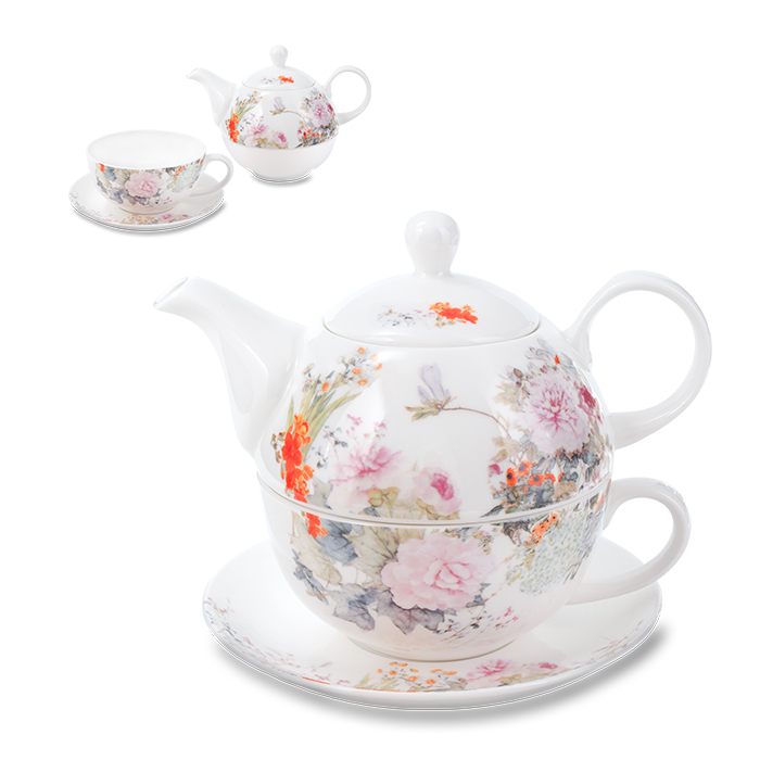 A hundred flowers Tea-for-one Set
