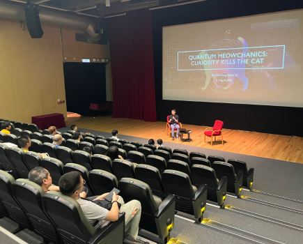 科学家分享会：这猫是醒着还是睡着？由艺术品说到量子力学2点击放大
