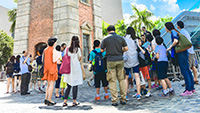 「尖沙咀文物行」讓市民參觀區內不同的歷史建築，包括圖中的前九廣鐵路鐘樓。