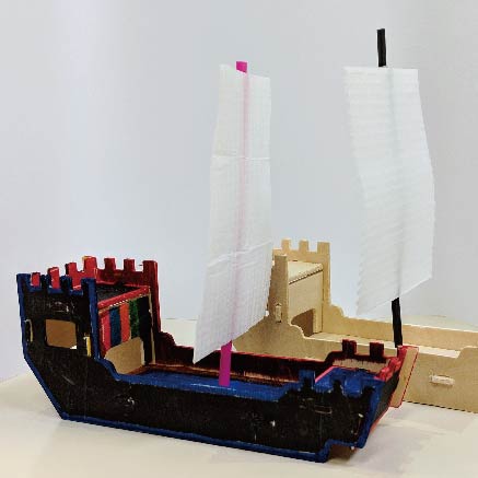 古戰船模型製作