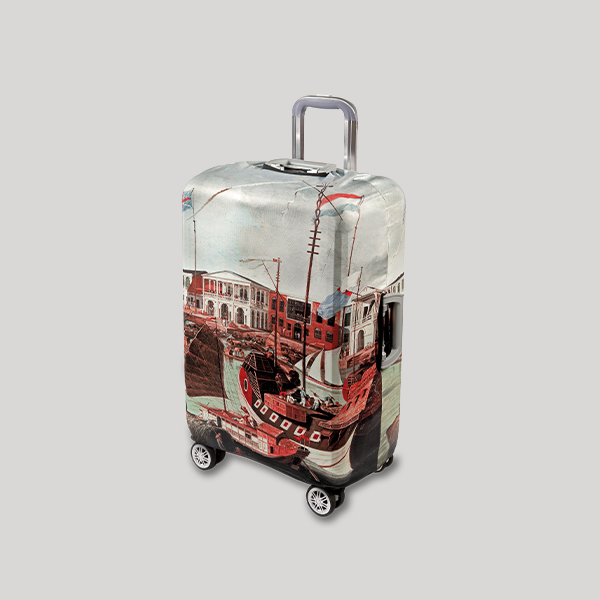 行李保护套 ─ 广州商馆早期风貌图示