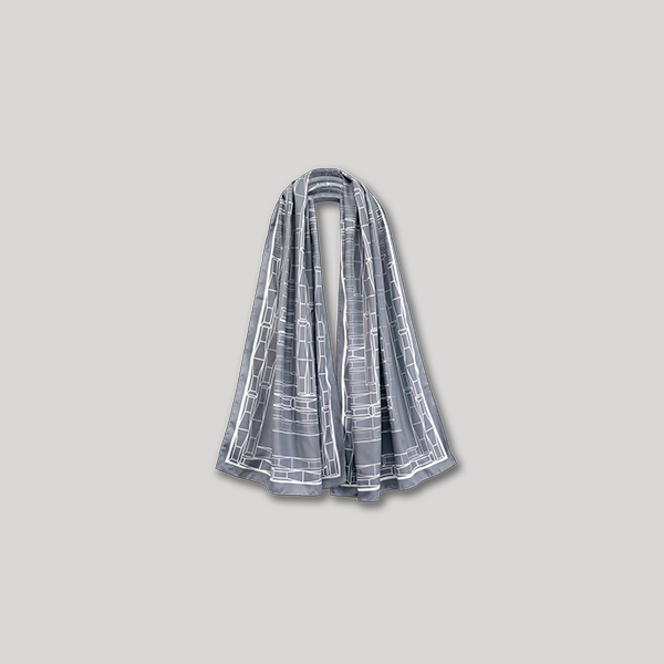 香港艺术馆围巾 (灰色)图示